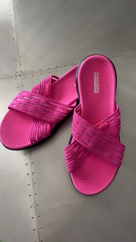 Skechers Goga Mat, Pink Size 8