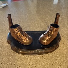 Bronze Metal Baby picture frame holder Decorative Base