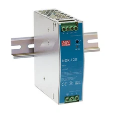 Mean Well NDR 24V DIN Rail Power Supply DC Industrial Slim