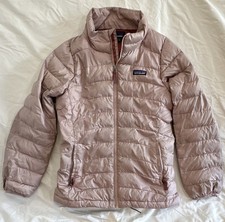 patagonia down- coat large 12h girls coat-light pink