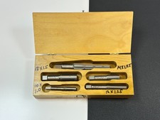 🇺🇸 Herramientas a Presión EE. UU. TDM-13A Juego de Grifos de Bujía Métrica con Estuche de Madera