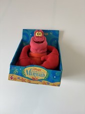 90s Disney's The Little Mermaid Sebastian Crab Mattel 10" Plush New in Box
