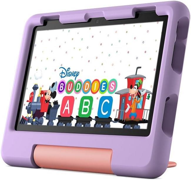 美品Amazon Fire HD 8 キッズモデル パープル 第12世代 32G Amazon Fire HD 8 Kids Tablet 8