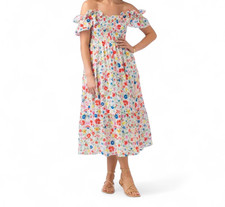CROSBY BY MOLLIE BURCH Bray Floral Maxi Dress in Blossom Size Small $290