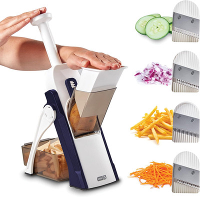 Safe Slice Mandoline for Vegetables, Meal Prep & More with 30+ Presets & Thickne