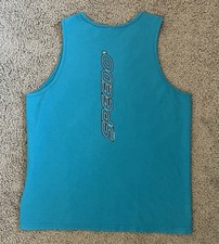 Vintage 1998 Speedo Tank Top Shirt Teal L Swimwear Beach Surf Pool