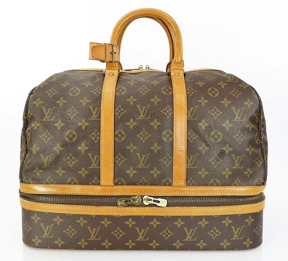 Auth Vintage LOUIS VUITTON Sac Sport Monogram Boston Travel Bag Suitcase #62014 - Image 2 of 4