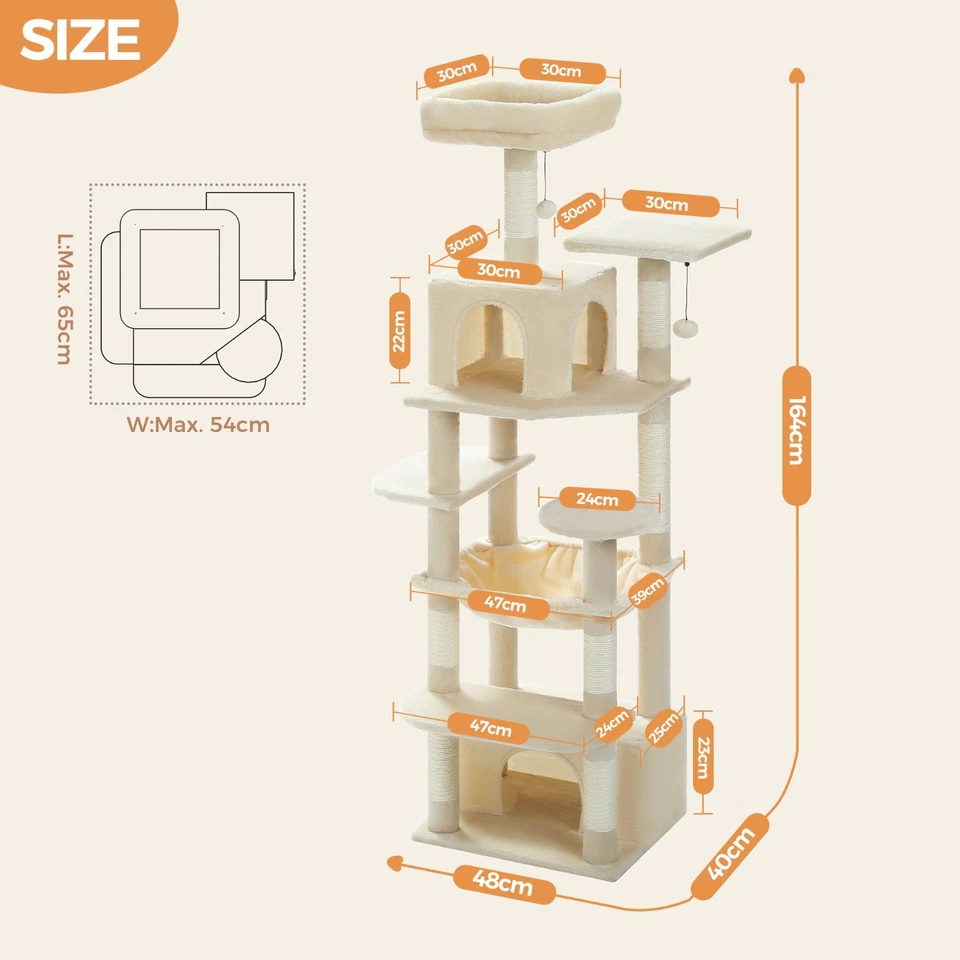 PAWZ Road Scratching Post XXL Large Cats Small Sturdy Cat Tree Sisal Climbing Tree - Image 3 of 4