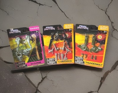 Final Faction Lot of 3 Action Figures KHARN ALPHA TEAM 1 Thunderbolt & Cyberarms