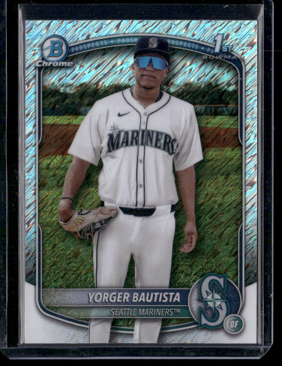 2025 Bowman Chrome #BCP-194 Yorger Bautista Prospects Shimmer