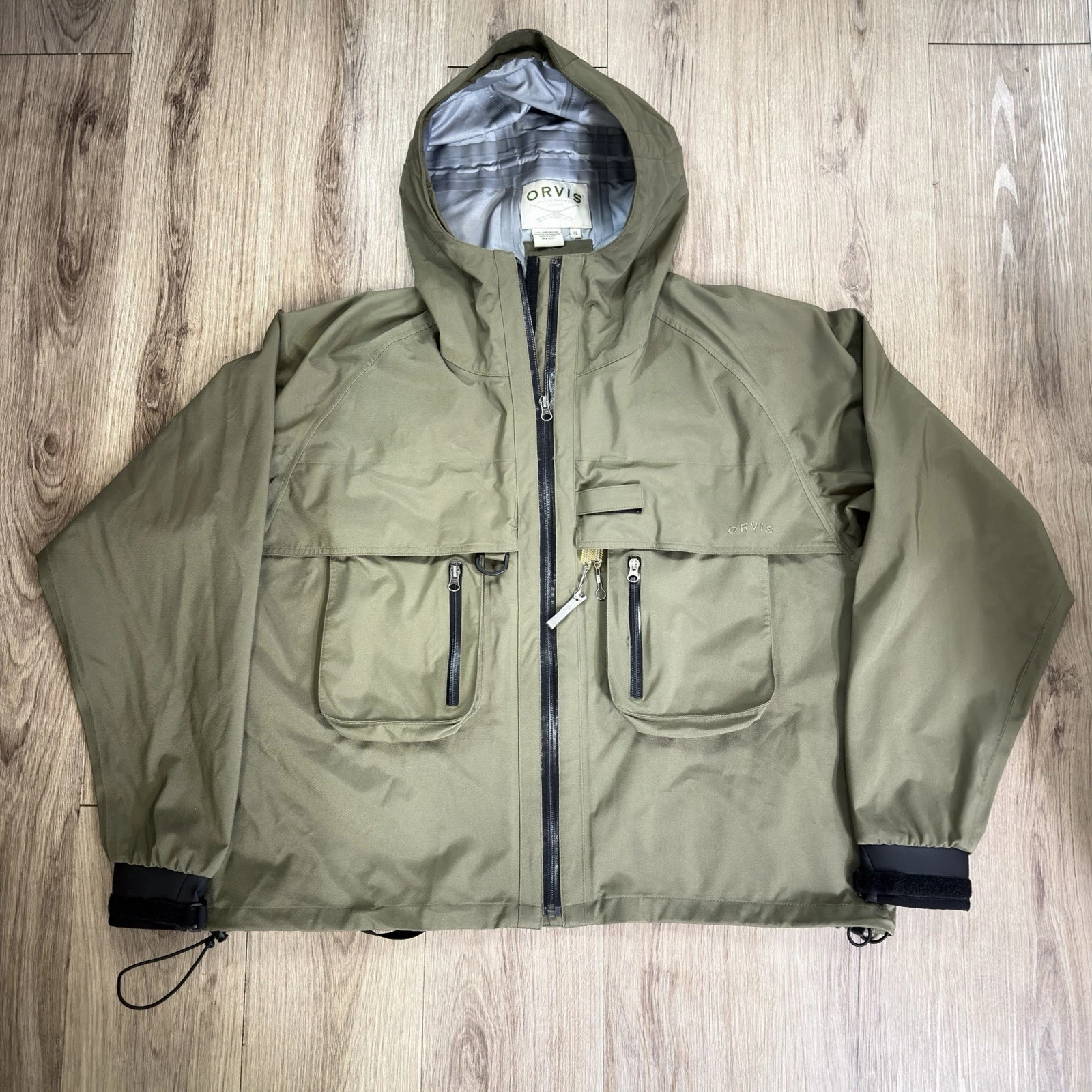 Orvis Wading Jacket X-Large Fly Fishing Jacket Waterproof Gore Seam Back Pouch
Opens in a new window