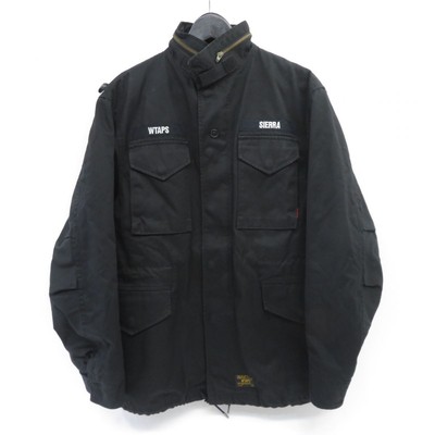 Wtaps M65 Military Jacket Black Liner 172GWDTJKM02 Size X01 Used 