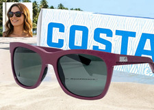 COSTA DEL MAR net plum/gray CALDERA polarized 580G sunglasses NEW IN BOX 