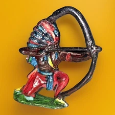 Antique Johillco HC Lead Native American Archer