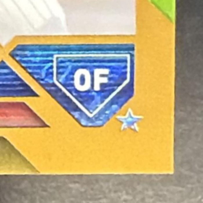 2023 Topps Chrome Update Starling Marte #AC-STM Auto Gold Refractor 34/50 Mets view 6