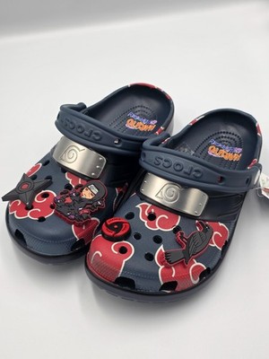 Naruto Crocs Akatsuki Anime Clogs Custom Jibbitz Slip On  display picture 1