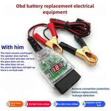 Car OBD2 Battery Replacement ECU Connector Memory Savers leakage detection Tool