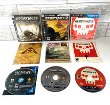 Resistance 1, 2 & 3 Trilogy Complete Collection PlayStation 3 PS3 Bundle CIB