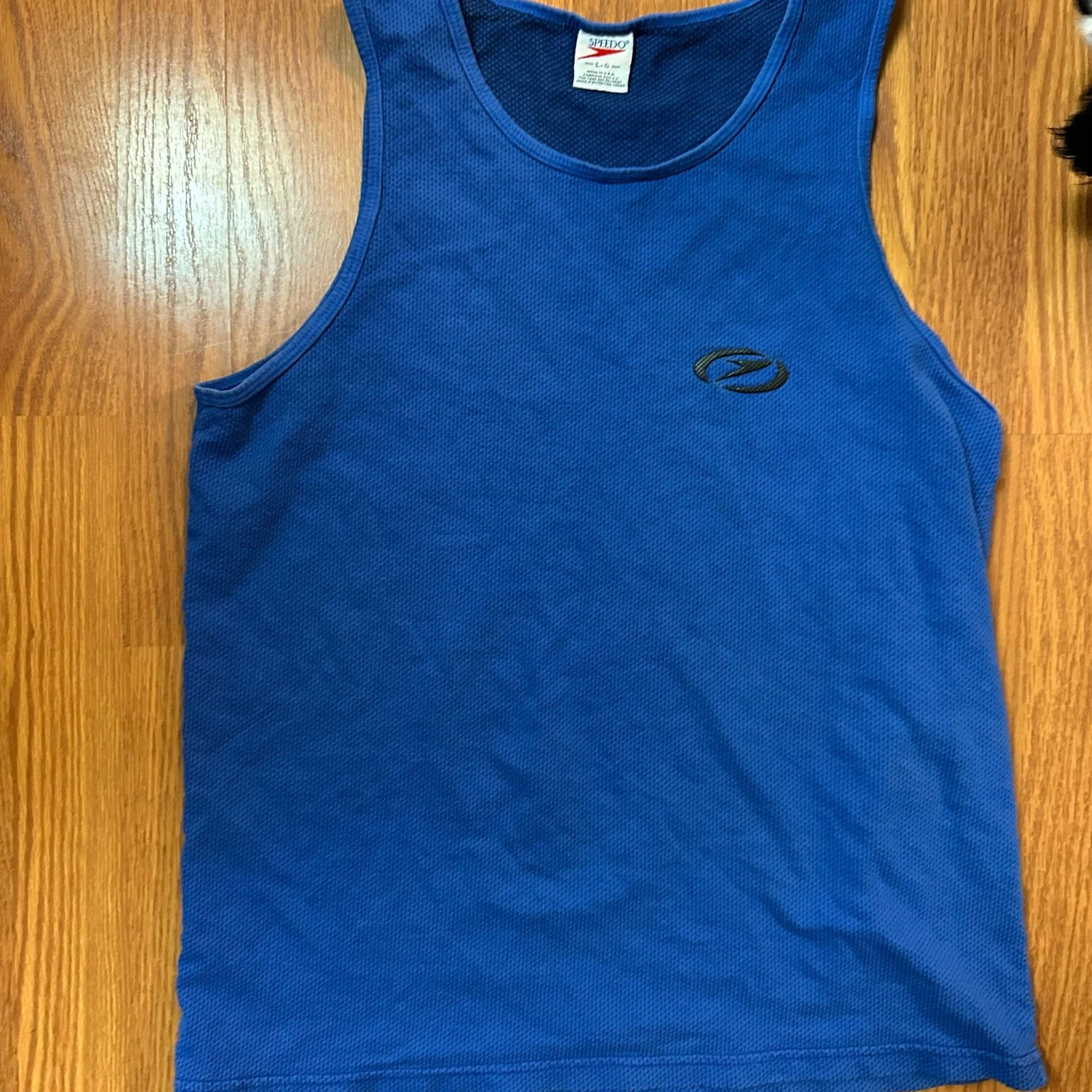 Vintage 1990s Speedo Blue Tank Top L