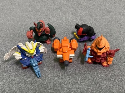 XXXG-00W0 & RMS-108 Marasai Gundam Figure Bandai Gashapon Collection Toy.