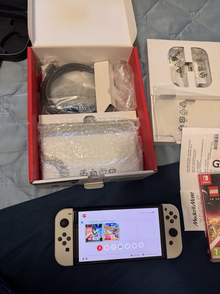 Nintendo Switch Modelo OLED HEG-001 Consola Portátil - 64GB - Blanco