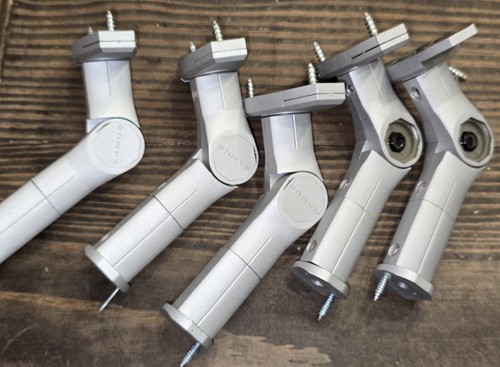 SANUS Tilt and Swivel Speaker Mounts - WMS5 - 5 PACK In Silver " *NO Screws - Picture 2 of 4