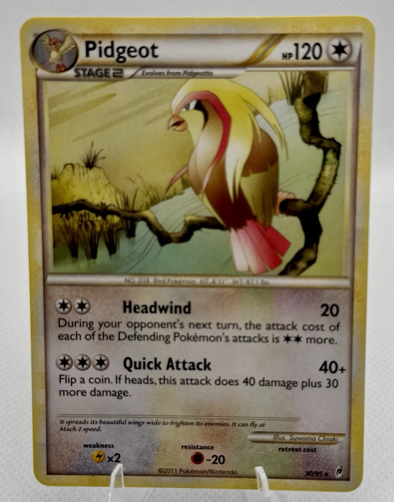 Pidgeot 30/95 Call of Legends Rare Pokemon