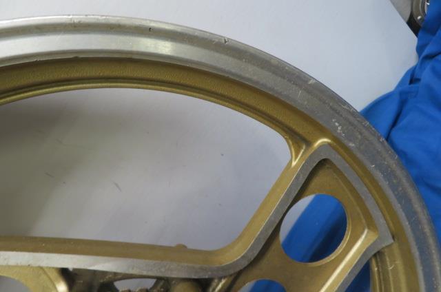 OEM Original Yamaha RZ350 Front Wheel, Gold Color, 18 x 2.15