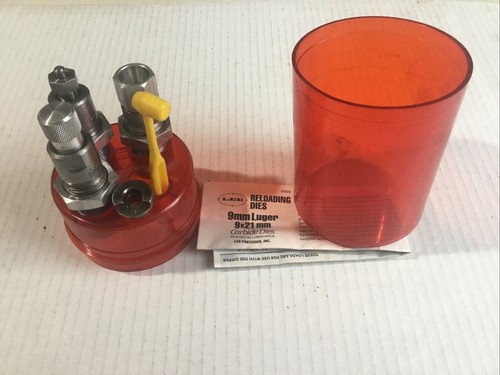 Lee Reloading Precision Carbide Dies 90509- 9mm Luger 9x21.