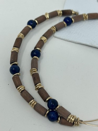 Free People Large Beaded Hoop Earring NWT $38 - Picture 4 of 8