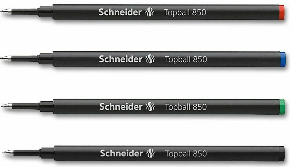 Schneider Topball 850 Rollerball Pen Refill 0.5 European Size Choose Colour