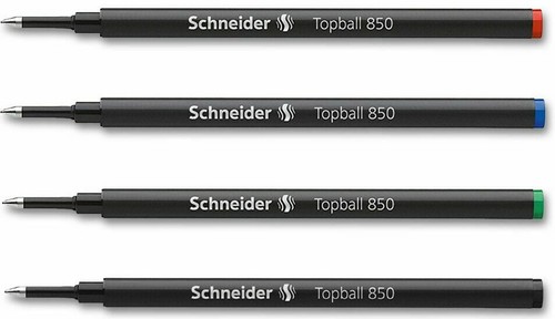 Ricarica penna a sfera Schneider Topball 850 0,5 (taglia europea) - colore a scelta - Foto 1 di 3