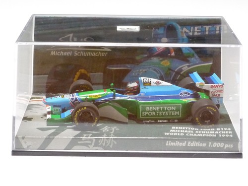 MINICHAMPS 1:43 BENETTON RENAULT B194 M. SCHUMACHER CAMPIONE DEL MONDO 1994 - Foto 6 di 6