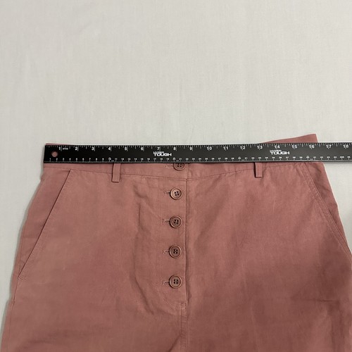 COS Pants Womens 10 Button Fly Chino Trousers Tapered Pink Mauve 2 Lightweight - Picture 14 of 18