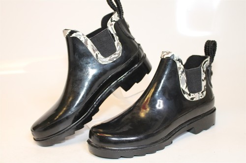 Sakroots by The Sak NEU Rhyme Damen Größe 6 36 Schwarz Chelsea Regenstiefel 106574
