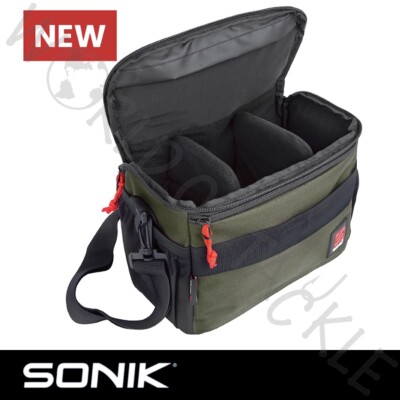 Sonik Camera Bag DSLR 3 Compartments with Rain Cover Carp Fishing Luggage