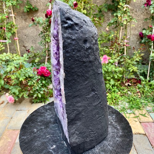 38.8LB Large Natural Amethyst Geode Cathedral Crystal Cluster Specimen Healing - 第 5/14 張圖片