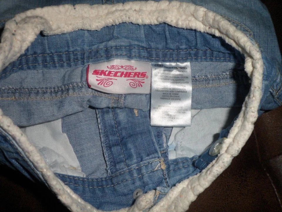 Falda vaquera forrada de lana Sketchers talla 4 para niñas Foto 4 de 4