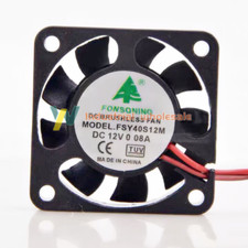 1pc new FONSONING FSY40S12M 4010 40mmx10mm Cooler Cooling Fan DC 12V 0.08A 2Pin