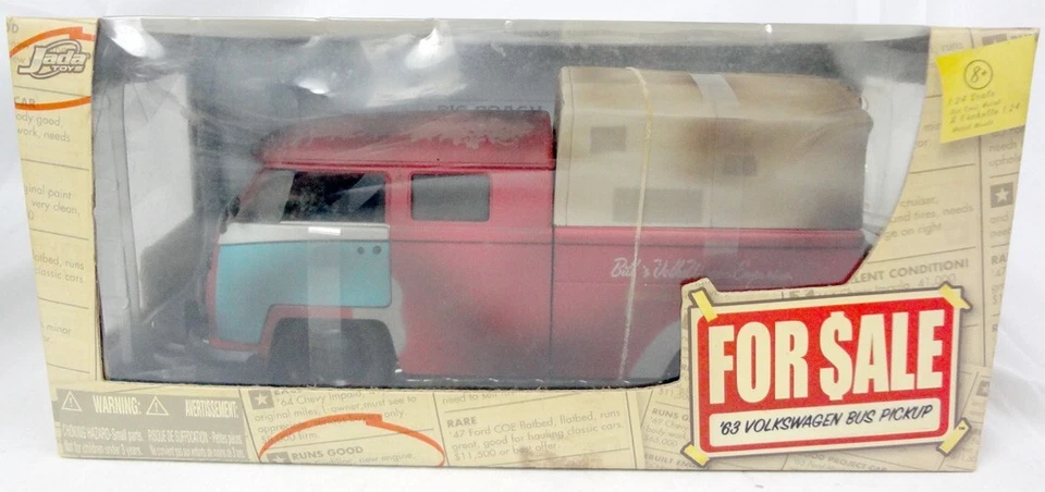 批量 2 件 罕见 Jada 玩具待售系列 压铸大众 1: 24 比例模型车 — 第 2/4 张图片