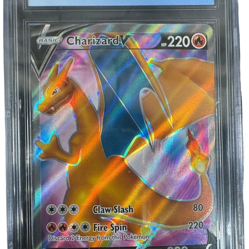 Charizard V Pokémon 2020 Black Star Promos SWSH050 Graded Slab CGC 9 Cert# 0184 - Picture 2 of 4