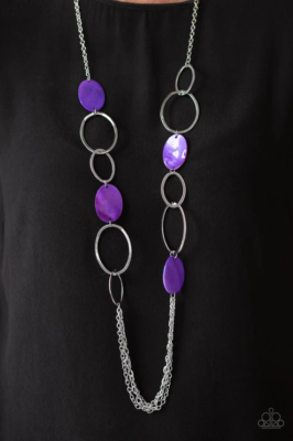Paparazzi: Kaleidoscope Coasts Purple Necklace