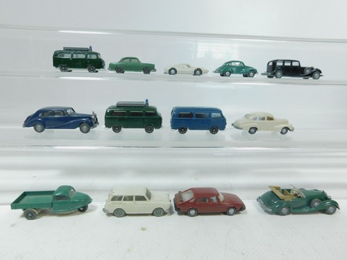 13x wiking H0 (1:87) Car: Volkswagen / VW + Horch + MB+ DKW + Opel etc - Picture 1 of 6