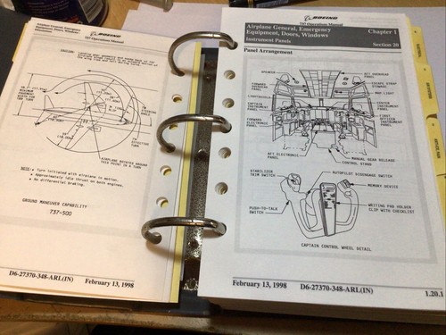 Manual de operaciones Boeing 737 Vol 2 1998 usado - Imagen 4 de 23