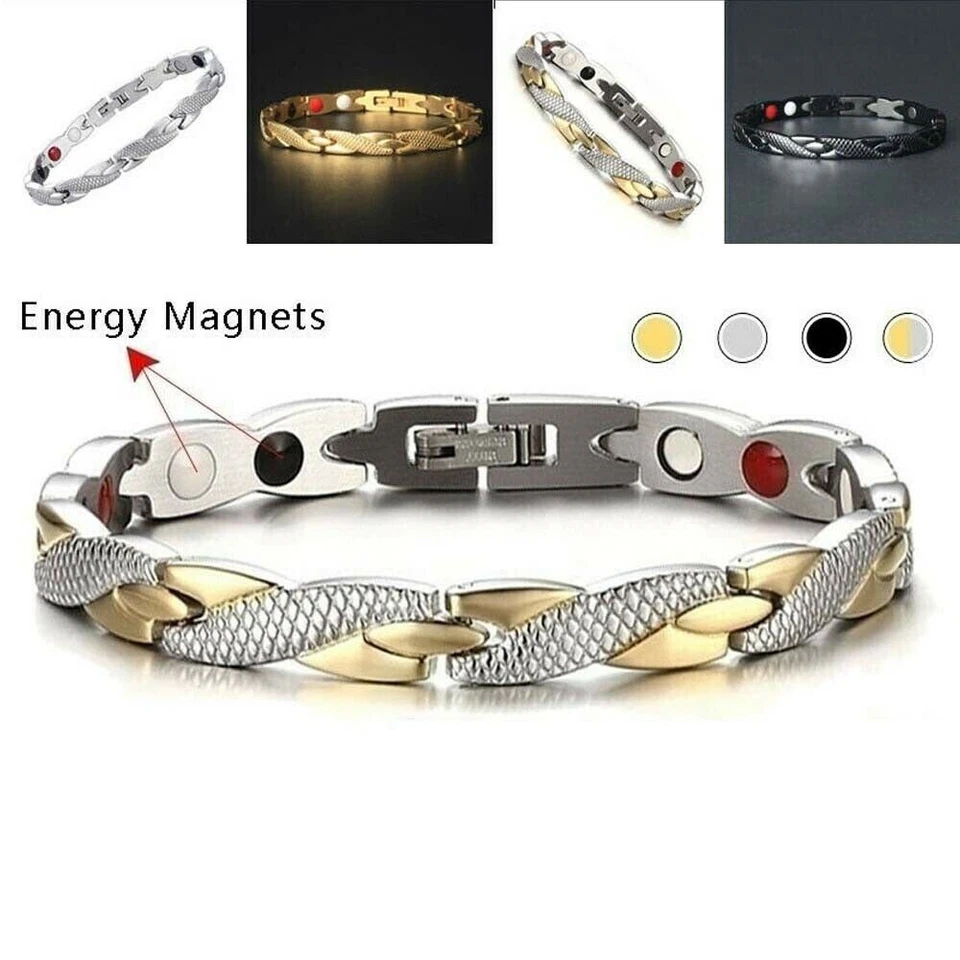 Nueva Pulsera Magnética Terapéutica Energía Curativa Cobre Terapia Artritis Regalo Foto 3 de 4