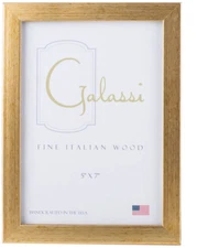 F. G. Galassi Handmade Fine Italian Wood Basic Gold Frame 4"x6"  11846