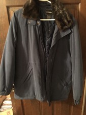 Womens Blue Large Size 12-14 Coat: Outbrook (new With Tags)