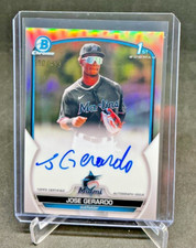 2023 Bowman Chrome JOSE GERARDO 1st RC Refractor AUTO 190/499 Marlins