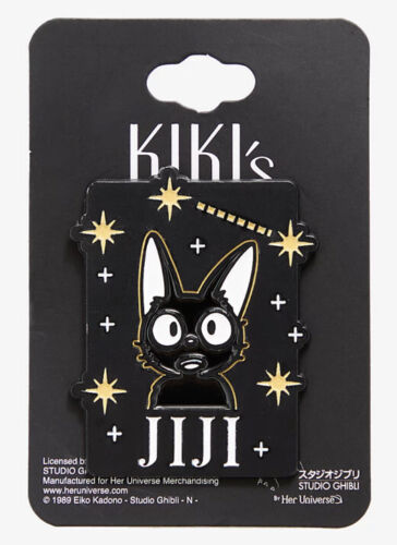 Studio Ghibli Kiki's Delivery Service Jiji Constellation Portrait Enamel Pin - Picture 1 of 2