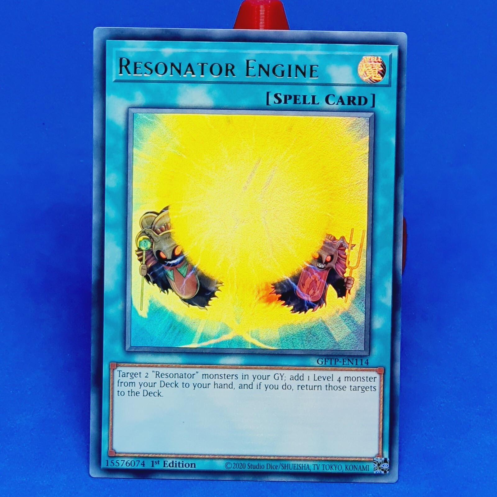 Ultra Rare Ghosts From The Past Resonator Engine GFTP-EN114 1st Edition Yu-Gi-Oh Card